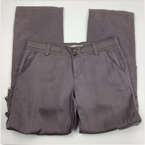 Hei Hei Womens 8 Cargo Pants Purple Tencel Hi Rise